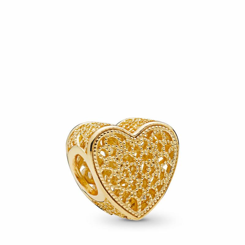 Pandora Shine™ Filled with Romance Charm NZ, 18ct Gold Plated (389174-RZG)